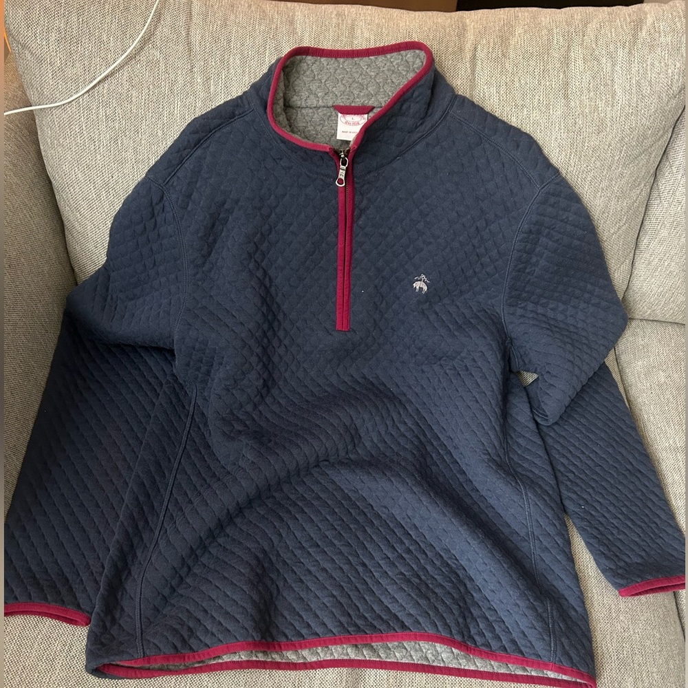 Navy half zip from Brooks Brothers